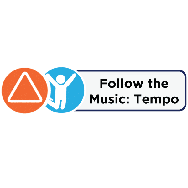 Follow the Music Activity Card label