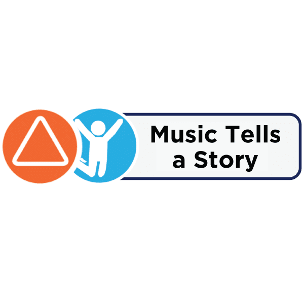 Music Tells a Story Activity Card label