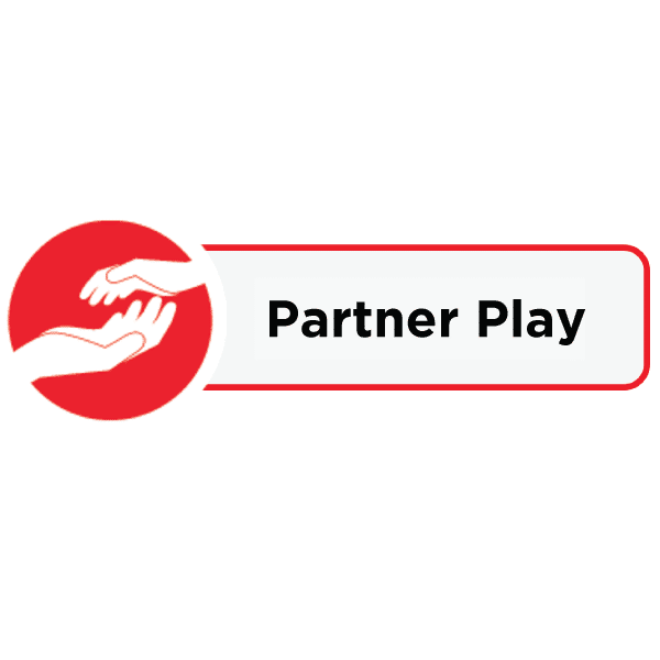 Partner Play Activity Card label
