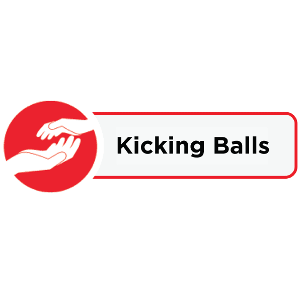 Kicking Balls Activity Card label