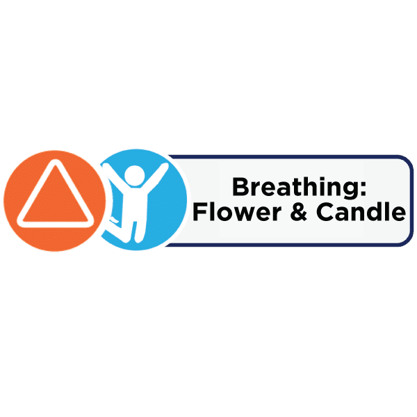 Breathing: Flower & Candle Activity Card label