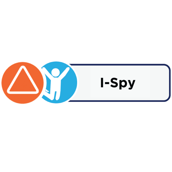 I-Spy Activity Card label