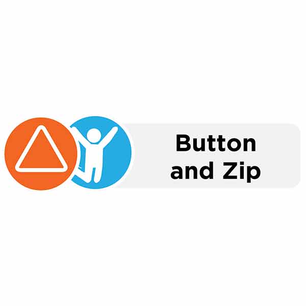 Button and Zip Activity Card - Regulate Move