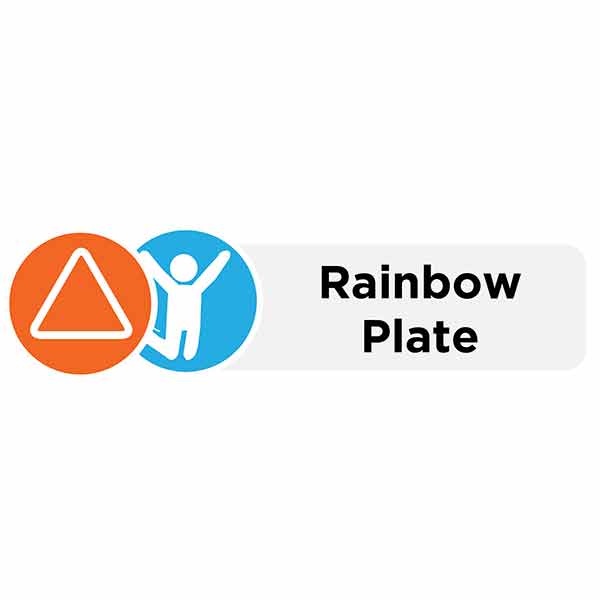 Activity Card - Rainbow Plate - Move and Regulate