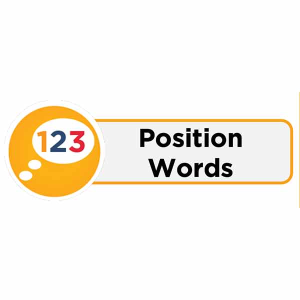 Position Words Activity Card Icon