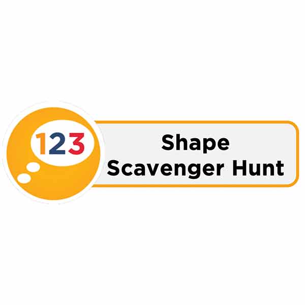 Shape Scavenger Hunt Activity Card Icon