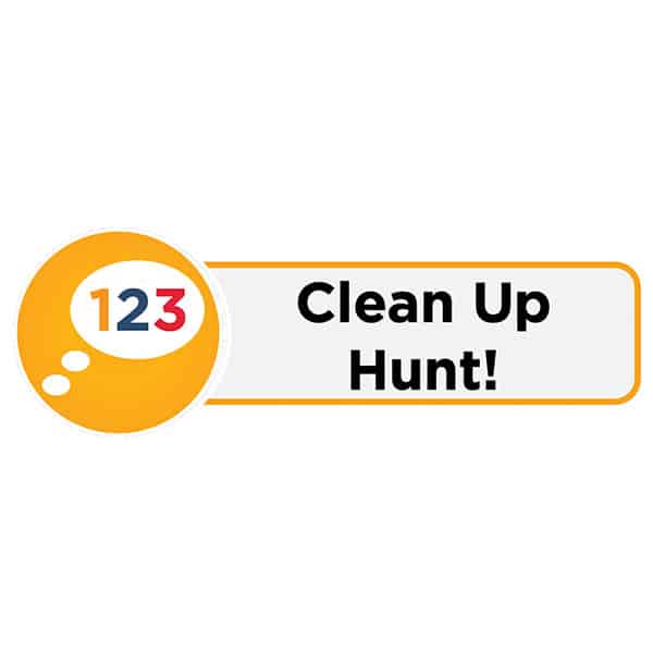 Activity Card Icon Clean Up Hunt