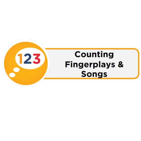 Activity Card icon for Counting, Fingerplays, and songs