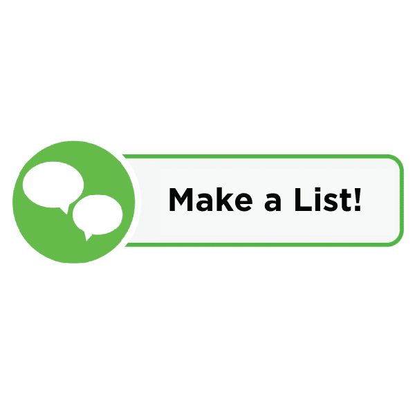 Make a List! Activity Card