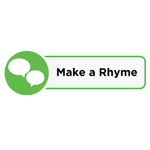 Make a Rhyme Activity Card