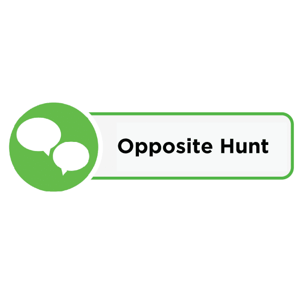 Opposite Hunt Activity Card