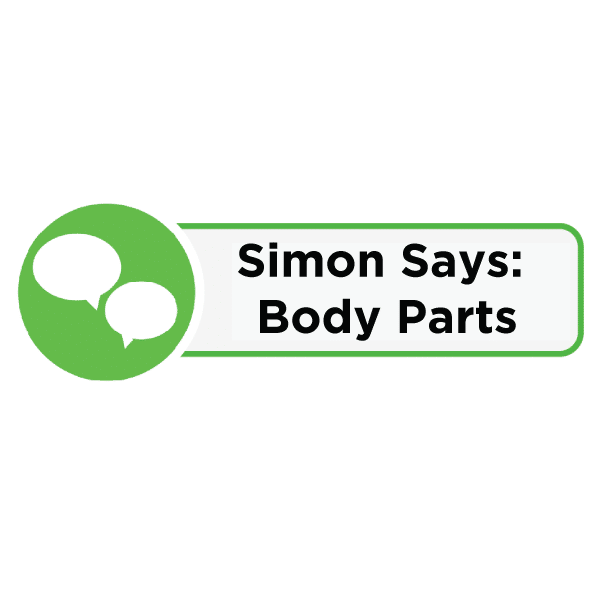 Simon Says: Body Parts Activity Card