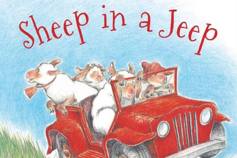 Sheep in a Jeep book cover