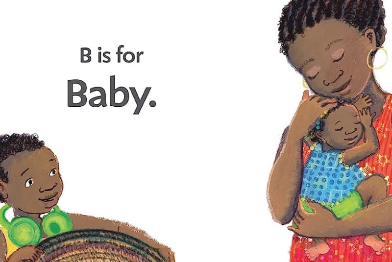 B is for Baby book page