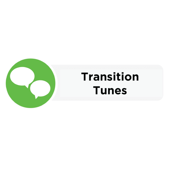 Transition Tunes Activity Card