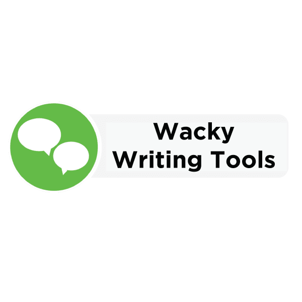 Wacky Writing Tools Activity Card